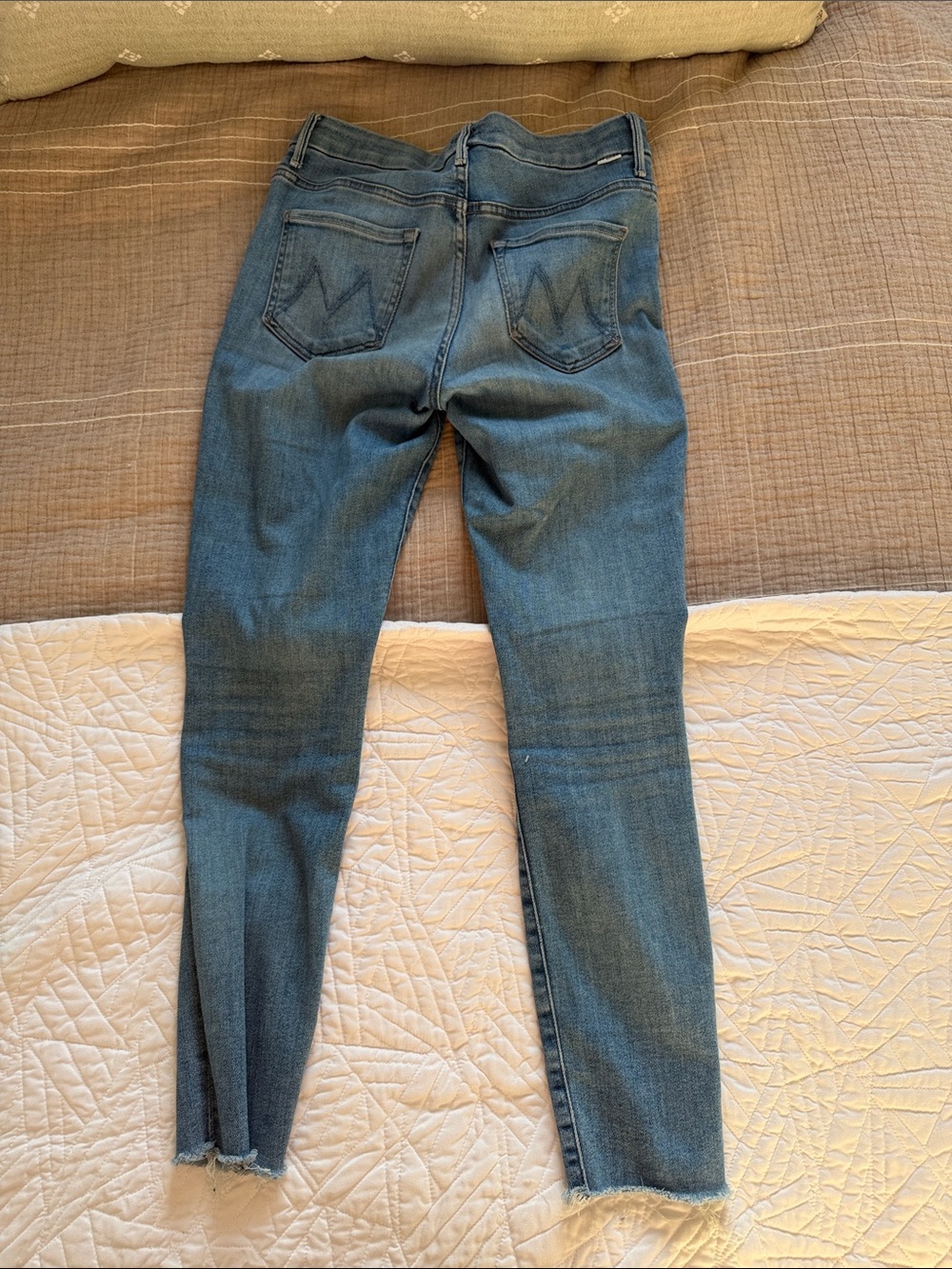 MOTHER jeans Women’s Blue Skinny Jeans